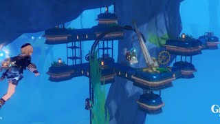 UNDERWATER RESEARCH STATION  Serenitea Pot Build [upl. by Zsolway]