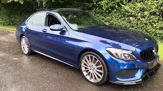 201766 Mercedes C220d AMG Line Premium Plus 4Matic C63S Styling on sale at TVS Specialist Cars [upl. by Deloris]