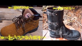 How To Alter Modern Day Boots For Larp [upl. by Idnac]