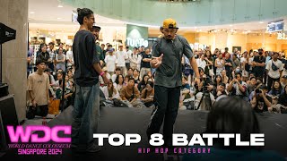 Second Flavor vs Kay amp Peot  Hip Hop Top 8  WDC Singapore 2024  RPProds [upl. by Ahsienaj]