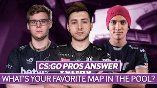 CSGO Pros Answer Whats Your Favorite Map in the Pool [upl. by Anchie981]