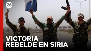 SIRIA  Los rebeldes declararon su victoria sobre las fuerzas de Bashar Al Assad [upl. by Drarej]