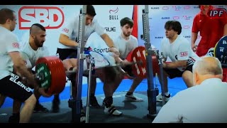 Turkish Spotter Team IPF WORLD Equipped Championships SQUAT FAILS [upl. by Eelnyl763]