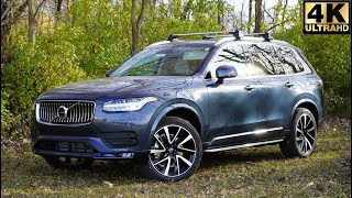 2022 Volvo XC90 T6 Momentum Review  The SAFEST 3Row SUV [upl. by Shinberg476]