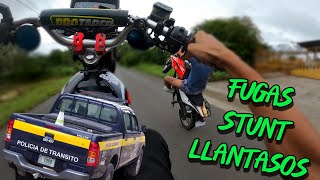 1 DIA ANTES DEL EVENTO FUGAS LLANTASOS STUNT MOTOS 2 TIEMPOS [upl. by Mildrid]