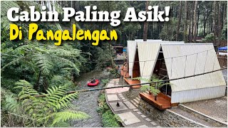 Six Luxury Riverside Pangalengan  Cabin Pinggir Sungai Seru Banget Vlog90 [upl. by Anippesuig]