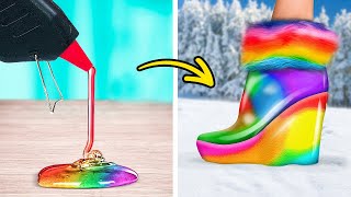 Amazing Shoe Crafts and Hacks for Happy Feet 👟✨ [upl. by Nagel640]