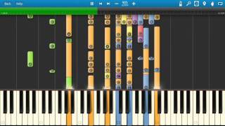 Elton John  Daniel  Piano Tutorial  How to play  Synthesia [upl. by Nittirb130]