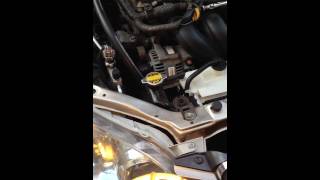 Replace Termostat or remove Alternator 0308 Toyota Corolla 2005 How to remove 2 of 2 [upl. by Delastre695]