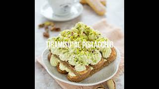 Tiramisù al pistacchio con crema senza uova [upl. by Packston]