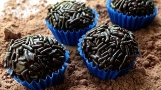 Brigadeiros  Brazilian Chocolate Bonbons Recipe  CookingWithAlia  Episode 306 [upl. by Annavas337]