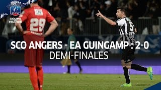 Coupe de France 12 finales  SCO Angers  EA Guingamp 20 le résumé [upl. by Goat]