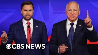 JD Vance Tim Walz debate fact check [upl. by Oznole825]