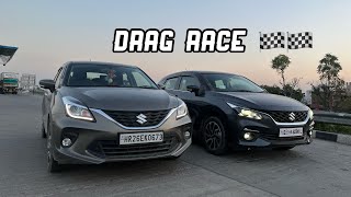 New Baleno 2022 Vs OLD Baleno Drag Race 🔥 [upl. by Nanda]