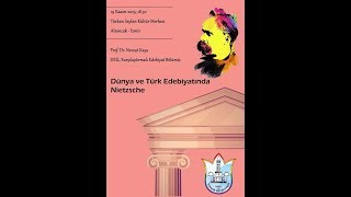 Edebiyatta Nietzsche Konak Belediyesi 19112019 [upl. by Nnayt33]