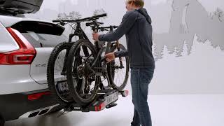 Thule EasyFold XT 2 Cycle Carrier [upl. by Anilem331]