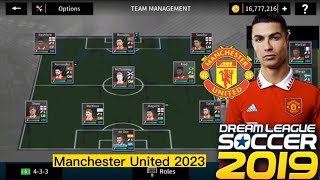 PLANTILLA DEL MANCHESTER UNITED 202223 PARA DREAM LEAGUE SOCCER 2019 [upl. by Kata864]