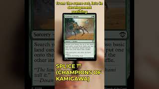 SPLICE in just less than 60 Seconds mtg magicthegathering edh commander [upl. by Orutra]