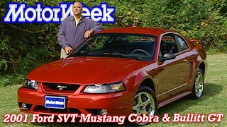 2001 Ford SVT Mustang Cobra amp Mustang Bullitt GT  Retro Review [upl. by Buxton]