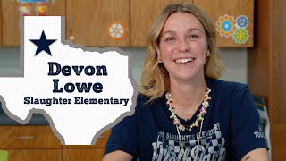 Devon Lowe  2024 Slaughter Elementary Teacher of the Year [upl. by Wightman769]