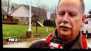 Fraser MI Sinkhole Water Damage Cleanup  Select Restoration Fox 2 News [upl. by Harli]