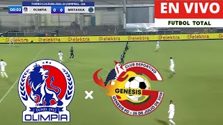 Olímpia vs Gênesis EN VIVO liga nacional Honduras apertura jornada 10 futbol hondureño [upl. by Aicirtan]