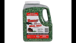 Motomco 00822920 198889 Tomcat with Bromethalin Meal Bait 5 lb  Overview [upl. by Efioa221]