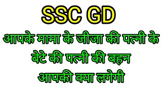 Blood Relation Live Class  SSC GD Privious Reasoning Questions 2024  Reasoning Live Class 202427 [upl. by Yerok101]