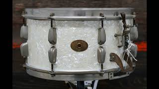 SOLD  Slingerland 7x14quot Concert King Snare Drum  1940s WMP Rewrap [upl. by Legnaros108]