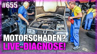 LIVEDIAGNOSE Motorschaden im Mercedes W202 🤨  Irrer WerkstattPfusch  Bremsklötze geschweißt 😳 [upl. by Nekcerb]