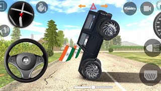 Dollar song sidhu musewala real Indian new model black thar 4x4 offroad village driving gameplay [upl. by Bent]