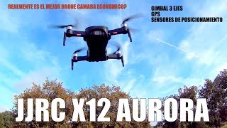 Drones JJRC X12 AURORA español 🚨 EL MEJOR DRONE BARATO DE 2019 Eachine ex4 cfly faith [upl. by Liederman]