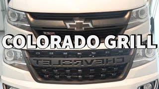 2017 CHEVY COLORADO GRILL INSTALLATION [upl. by Koziel]