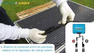 Monter dun Kit Solaire AUTONOME  4 Panneaux Solaires  4 Batteries  MyShop Solaire solaire [upl. by North]