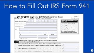 How to Fill out IRS Form 941 Simple StepbyStep Instructions [upl. by Ahsekim]