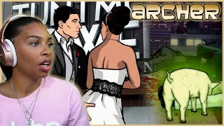 THE HONEYMOONERS  ARCHER SEASON 4 EPISODE 9 REACTION [upl. by Wilcox]