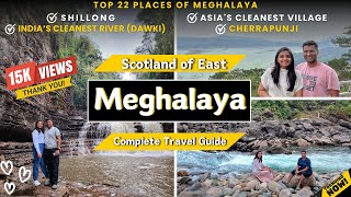 Top Places to Visit in Meghalaya  Meghalaya Travel Guide  North East India  Meghalaya Tour [upl. by Rekoob291]