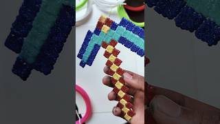 Making minecraft diamond 💎 pickaxe with 3D pen 🤯 [upl. by Haakon]