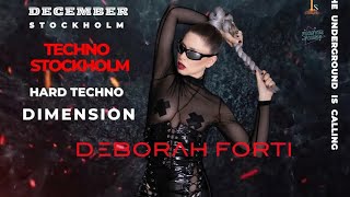 TECHNO STOCKHOLMDIMENSION OPENING NIGHT HARD TECHNO [upl. by Niven]