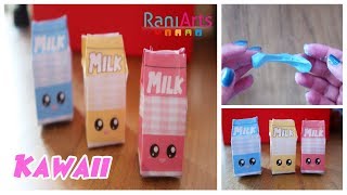 Cajitas de Leche Kawaii con Slime [upl. by Yniattirb]