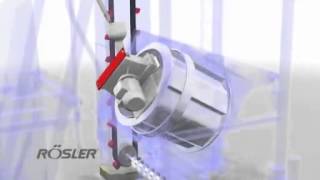 Rösler Metal Finishing MT Rotary Barrel Blast Machine [upl. by Aurel]