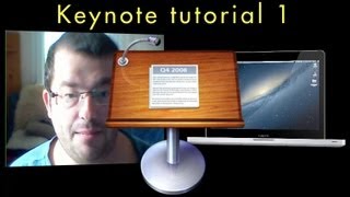 Apples Keynote 5 iWork 9 tutorial 1 en français [upl. by Allimac]