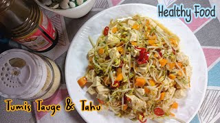 Best Healthy Food Tumis Tauge amp Tahu  Simple Recipe 1 Minute [upl. by Rochella641]