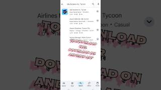 to download Tor download on Android app Idle Airplane IncTycoon shorts subscribe games status [upl. by Lamont]