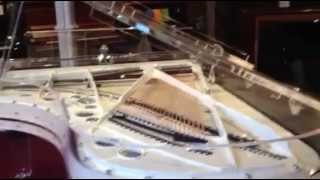 Schimmel Glass Grand piano model K213G Automated with Pianodisc iQ [upl. by Zumwalt]