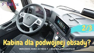 Test Mercedes Actros F Streamspace Najniższa kabina dla podwójnej obsady [upl. by Loesceke158]