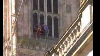 Derby Cathedral A Place for Peregrines [upl. by Olenolin459]