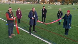 Lymm High School 3G Artificial Pitch Opening Ceremony Covid19 [upl. by Kciredohr]