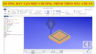 Cimco Edit  Hướng dẫn tạo 1 chương trình theo mẫu chuẩn [upl. by Ahsart312]