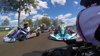 Toowoomba Kart Club  October Meeting  TAG Restricted Light [upl. by Hapte]